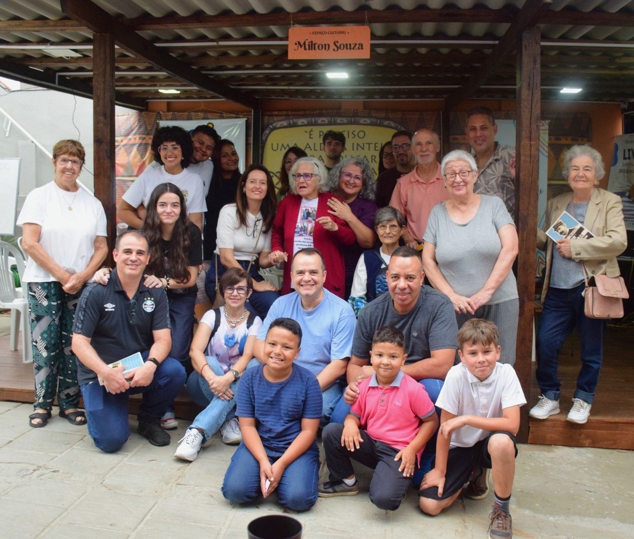 Espaço cultural em homenagem ao jornalista e escritor Milton Souza é inaugurado em Cachoeirinha