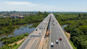 Içamento de vigas em ponte sobre o Rio Gravataí inicia na noite deste sábado