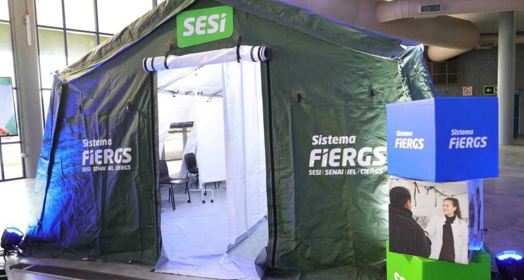 Cachoeirinha contará com a Tenda Médica do Sesi para atendimentos de emergência a partir de segunda-feira