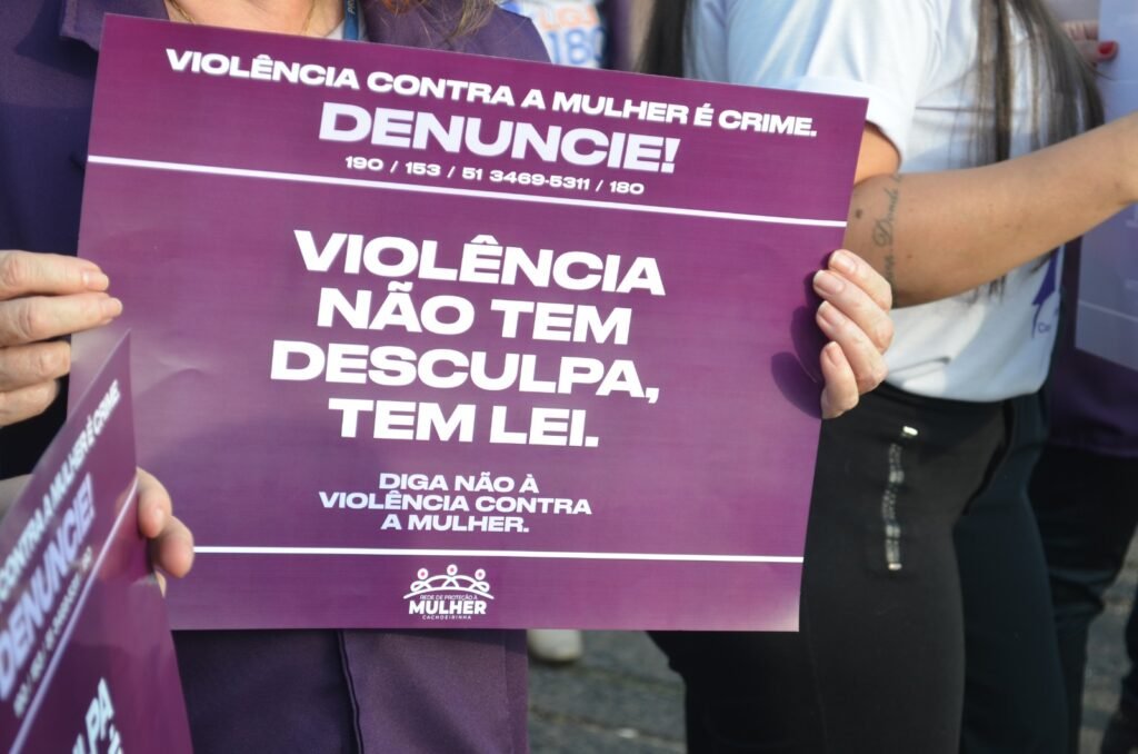 Campanha de combate à violência contra a mulher, Agosto Lilás inicia programação em Cachoeirinha