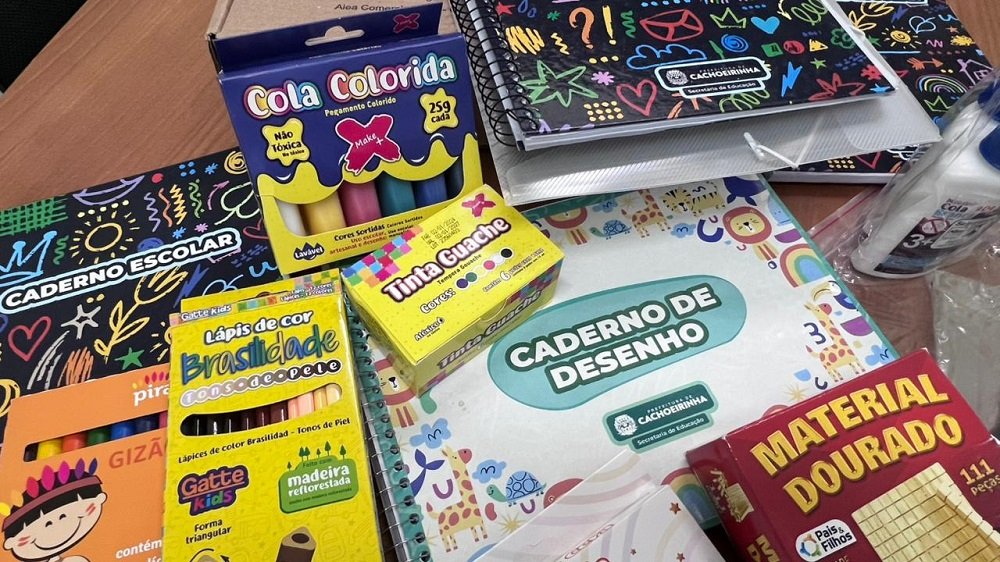Em Cachoeirinha, distribuição de kits escolares da rede municipal inicia em 13 de fevereiro